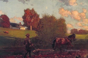  Su Obras - El último surco Realista pintor Winslow Homer